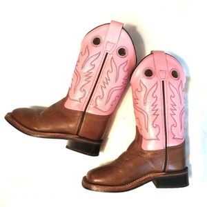 Girl's Pink Cowboy Boots Old West